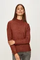brązowy Vero Moda - Sweter