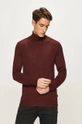 bordowy Jack & Jones - Sweter