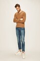 Tom Tailor Denim - Sweter 1012820 brązowy AA00