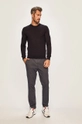 Armani Exchange - Sweter 8NZM3A.ZM8AZ granatowy