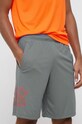 Tréninkové šortky Under Armour Tech Graphic pletenina šedá 1306443