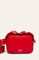 červená Red Valentino - Kožená kabelka Dámsky