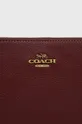 Coach - Шкіряна сумка бордо