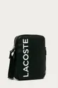 Lacoste - Kožená taška čierna