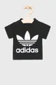 adidas Originals - Дитяча футболка 62-104 cm чорний