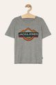 svetlosivá Jack & Jones - Detské tričko 128-176 cm Chlapčenský