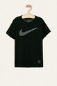 Nike Kids - Детска тениска 128-170 cm еластичен черен 858234