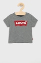Levi's - Детска тениска 62-98 cm памук сив NP10004