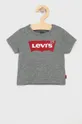 szary Levi's - T-shirt dziecięcy 62-98 cm Chłopięcy
