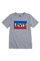 серый Levi's - Детская футболка 86-176 см. Для мальчиков