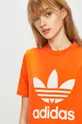 oranžová adidas Originals - Top ED7494