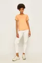 Tommy Jeans - T-shirt narancssárga