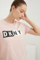 różowy Dkny t-shirt DP8T5894