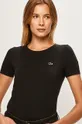 czarny Lacoste - T-shirt TF0998