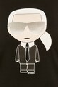 Karl Lagerfeld - Tričko 96KW1719 čierna