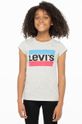 szary Levi's - T-shirt piżamowy 86-164 cm Dziewczęcy