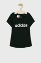 čierna adidas - Detské tričko 128-170 cm EH6173 Dievčenský