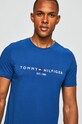 Tommy Hilfiger - T-shirt MW0MW11465 niebieski MW0MW11465