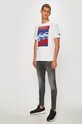 Pepe Jeans - Pánske tričko Den PM506541 biela AW19