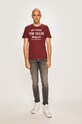 Tom Tailor Denim - Pánske tričko 1008640 burgundské AA00