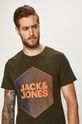 zelená Jack & Jones - Pánske tričko Pánsky