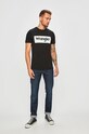 Wrangler - T-shirt W742FK100 czarny AA00