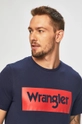 sötétkék Wrangler - T-shirt