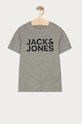 Jack & Jones - T-shirt dziecięcy 128-176 cm nadruk szary 12152730