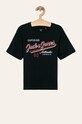 Jack & Jones - Detské tričko 128-176 cm potlač tmavomodrá 12158430