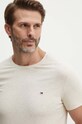 Tommy Hilfiger tricou MW0MW10800 bej SS25
