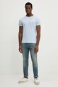 Tommy Hilfiger t-shirt MW0MW10800 niebieski SS25