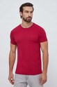 Tommy Hilfiger t-shirt MW0MW10800 bordowy AW25