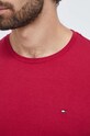 Tommy Hilfiger t-shirt bordowy MW0MW10800