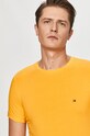Tommy Hilfiger t-shirt żółty MW0MW10800