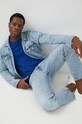 Μπλουζάκι Tommy Hilfiger MW0MW10800 μπλε SS25