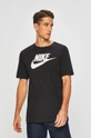 czarny Nike Sportswear - T-shirt Męski