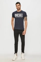 Diesel T-shirt granatowy