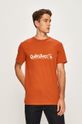 oranžová Quiksilver - Pánske tričko Pánsky