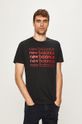 čierna New Balance - Pánske tričko Pánsky