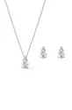 срібний Swarovski - Кольє і сережки ATTRACT Жіночий
