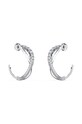 Swarovski - Сережки TWIST MINI HOOP 5563908 срібний AW20