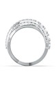 Doplňky Swarovski - Prstýnek TWIST 5572718 stříbrná