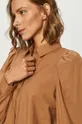 brązowy Vero Moda - Koszula bawełniana