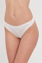 Calvin Klein Underwear Stringi dzianina biały 000QD3763E