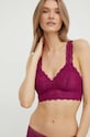 Dkny biustonosz dzianina fioletowy DK4522