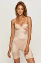 beige Spanx body modellante Strapless Cupped Mid-Thigh Donna