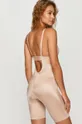 Spanx - Body modelujące Suit Your Fancy Syf Plunge Low-Back Mid-Thigh beżowy