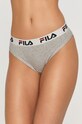 Fila - Brazilian στρινγκ πλεκτό ύφασμα γκρί FU6067