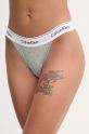 Calvin Klein Underwear - Brazyliany koronka szary 000QF4977A