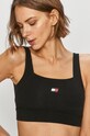 Tommy Sport - Sportovní podprsenka měkké černá S10S100634